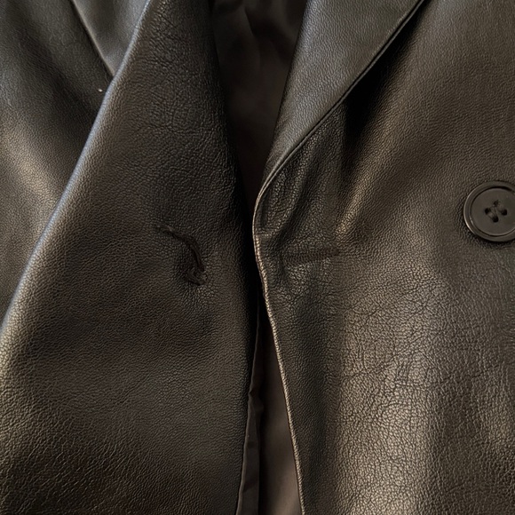 Ellen Faux Leather Blazer - Picture 4 of 4